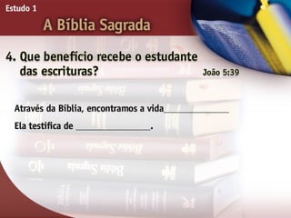 A Bíblia Sagrada - Ouvindo a Voz de Deus, Estudo Bíblico, Igreja Adventista