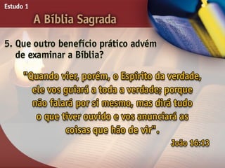 A Bíblia Sagrada - Ouvindo a Voz de Deus, Estudo Bíblico, Igreja Adventista
