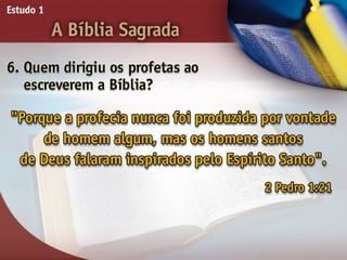 A Bíblia Sagrada - Ouvindo a Voz de Deus, Estudo Bíblico, Igreja Adventista