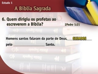 A Bíblia Sagrada - Ouvindo a Voz de Deus, Estudo Bíblico, Igreja Adventista