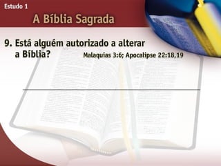 A Bíblia Sagrada - Ouvindo a Voz de Deus, Estudo Bíblico, Igreja Adventista