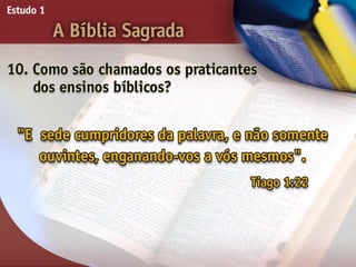 A Bíblia Sagrada - Ouvindo a Voz de Deus, Estudo Bíblico, Igreja Adventista