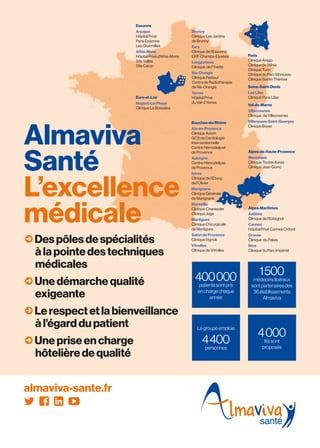 Alpes-de-Haute-Provence
Manosque
Clinique Toutes Aures
Clinique Jean Giono
Alpes-Maritimes
Antibes
Clinique de l’Estagnol
...