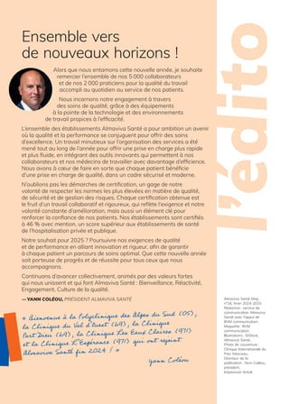 Ensemble vers
de nouveaux horizons !
Alors que nous entamons cette nouvelle année, je souhaite
remercier l’ensemble de nos...