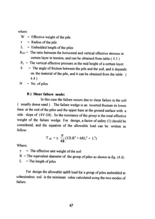Application of risk analysis in uplift foundation