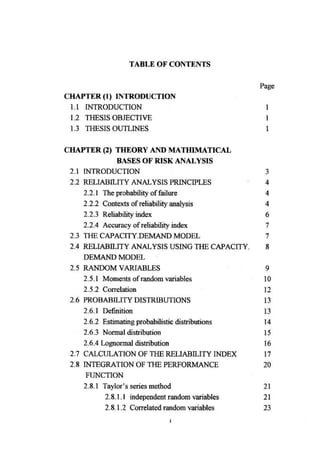 Application of risk analysis in uplift foundation