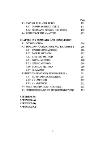 Application of risk analysis in uplift foundation