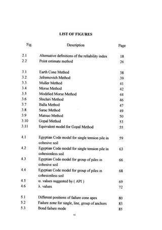 Application of risk analysis in uplift foundation
