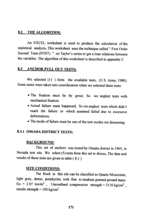 Application of risk analysis in uplift foundation