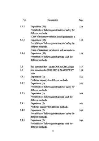 Application of risk analysis in uplift foundation