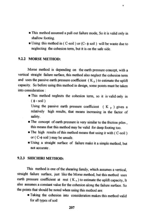 Application of risk analysis in uplift foundation
