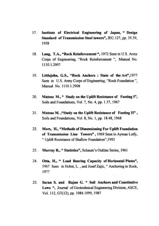 Application of risk analysis in uplift foundation