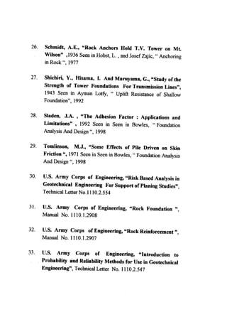 Application of risk analysis in uplift foundation