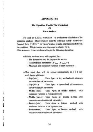 Application of risk analysis in uplift foundation