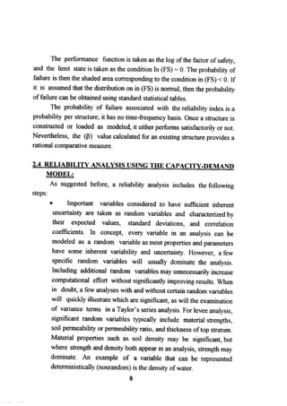 Application of risk analysis in uplift foundation