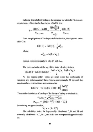 Application of risk analysis in uplift foundation