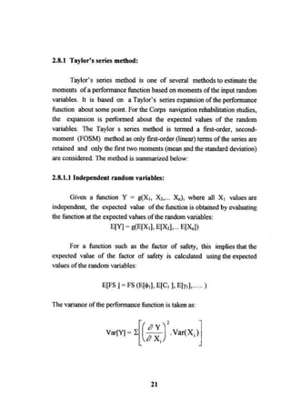 Application of risk analysis in uplift foundation