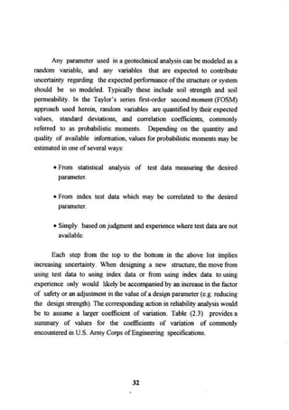 Application of risk analysis in uplift foundation