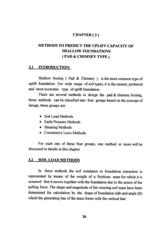 Application of risk analysis in uplift foundation