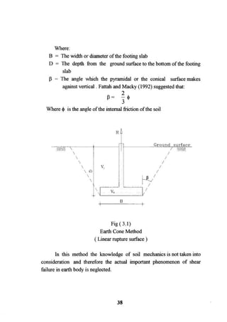Application of risk analysis in uplift foundation