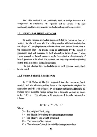 Application of risk analysis in uplift foundation