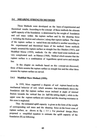 Application of risk analysis in uplift foundation