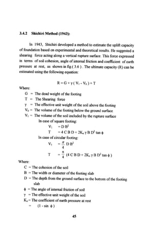 Application of risk analysis in uplift foundation