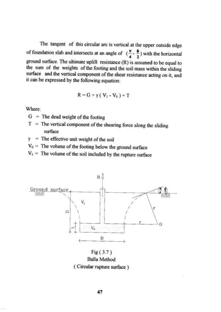 Application of risk analysis in uplift foundation