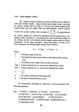 Application of risk analysis in uplift foundation