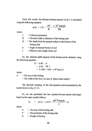 Application of risk analysis in uplift foundation