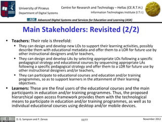 Digital Systems and Services for Open Access to Education and Learning