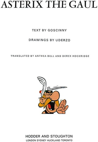 01 asterix the gaul | PDF