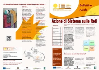 Azione di sistema
sulle Reti
Bollettino rurale n. 01 - Febbraio 2014
 