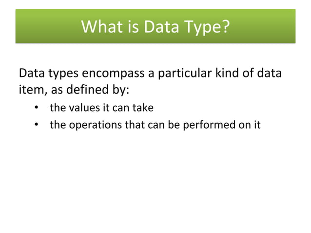 Basic data structure DATA STRUCTURE ALGORITHM | PPT
