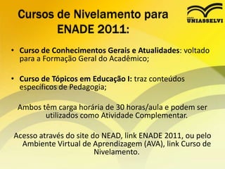 QUESTIONÁRIO DO ESTUDANTEPeríodo de preenchimento de 07/10 a 06/11;Totalmente on-line;Somente após responder o questionário, o aluno terá acesso ao seu local de prova;ATENÇÃO: O tutor externo e o Articulador DEVERÃO acompanhar o preenchimento do questionário;IMPORTANTE: As orientações sobre o preenchimento dos questionários serão encaminhadas ao articulador no dia 07/10;Importância do Questionário no peso geral da nota do ENADE do curso.