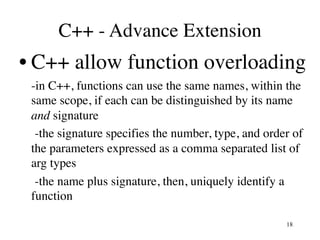 Presentation: C++ basics review_University | PDF