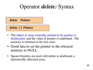 Presentation: C++ basics review_University | PDF