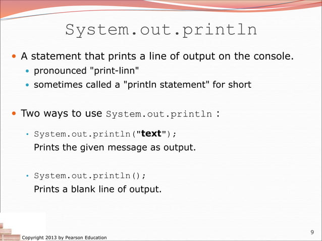 01-ch01-1-println.ppt java introduction one | PPT | Programming ...