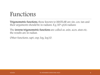 01 Chapter MATLAB introduction | PPT