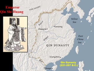 Emperor Qin Shi Huang  Qin Dynasty (221-207 B.C.) 