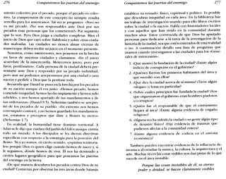 276 Conquistemos las puertas del enemigo Conquistemos las puertas del enemigo 277
miento colectivo por el pecado, porque el pecado es colec-
tivo. La comprensión de este concepto no siempre resulta
sencillo para los americanos. Tal vez te preguntes: «Pero no
es mí pecado. ¿No son responsables ante Dios por sus
pecados esas personas que los cometíerono Por supuesto
que lo son. Pero Dios juzga a ciudades completas. Mira el
juicio de Dios que cayó sobre Babilonia y sobre otras ciuda-
des malvadas. Las ciudades no tienen almas eternas de
manera que deben recibir su juicio en el momento presente.
Nosotros, como intercesores, nos ponemos en la brecha
en favor de nuestras ciudades y clamamos: «En el juicio
acuérdate de la misericordia. Merecemos juicio, pero por
favor, perdónanos-. Cada persona de la ciudad deberá pre-
sentarse ante Dios y responder por su pecado individual,
pero aun así podemos arrepentirnos por una ciudad o una
nación y pedirle a Dios que la perdone toda.
Recuerda que Daniel se puso en la brecha por los pecados
de su nación aunque él era justo: «Hemos pecado, hemos
cometido iniquidad, hemos hecho impíamente y hemos sido
rebeldes, y nos hemos apartado de tus mandamientos y de
tus ordenanzas» (Daniel 9.5). Nehemías también se arrepin-
tió de los pecados de su pueblo: «En extremo nos hemos
corrompido contra ti, y no hemos guardado los mandamien-
tos, estatutos y preceptos que diste a Moisés tu siervo»
(Nehemías 1.7).
En realidad, la humanidad tiene dominio territorial. A
Adán se le dijo que cuidara del jardín del Edén aunque existía
todo un mundo. A los discípulos se les dieron directivas
específicas con respecto a la estrategia para la posesión del
Reino. Tú y yo somos, en cierto sentido, «espíritus territoria-
les» porque Dios es quien elige cuándo hemos de nacer y, si
le seguimos, dónde hemos de vivir. Él nos ha destinado a
ciertos lugares geográficos para que poseamos las puertas
del enemigo en la tierra.
¿De qué manera descubres los pecados contra Dios de tu
ciudad? Comienza por observar las tres áreas donde Satanás
establece su reinado: físico, espiritual y político. Es posible
que descubras iniquidad en cada área. En la biblioteca haz
un trabajo de investigación usando para ello libros escritos
sobre la ciudad o la nación. Habla con historiadores locales
y con aquellos que han vivido en la comunidad durante
muchos años. Estoy convencida de que Dios ha apartado
personas para dedicarse a la tarea de la investigación de la
historia de la ciudad, sea que estén enterados de esta realidad
o no. A continuación detallo una lista de preguntas que
usamos cuando investigamos a las ciudades para los «Gene-
rales de intercesión»:
1. ¿Qué motivó la fundación de la ciudad? tExiste algún
indicio de corrupción en el gobierno?
2. ¿Quiénes fueron los primeros habitantes del área y
qué sucedió con ellos?
3. ¿Qué dice la ciudad acerca de sí misma? ¿Tiene algún
«slogan» o lema en particular?
4. ¿Sobre cuáles principios fue fundada la ciudad? ¿Los
que organizaron el gobierno eran hombres piadosos
o corruptos?
5. ¿Quién fue el responsable de que el cristianismo
llegara al área? tExiste alguna evidencia de engaño
religioso?
6. ¿Alguna vez ha sufrido la ciudad o su gente algún tipo
de desastre físico? ¿Hay evidencia de traumas que
pudiesen afectar a la comunidad entera?
7. tExiste alguna evidencia de codicia en el sistema
económico?
También puedes encontrar evidencia de la influencia de-
moníaca al estudiar la música, la cultura, la arquitectura y el
arte. Muchas veces las cosas visibles nos dan pistas de lo que
sucede en el área invisible:
Porque las cosas invisibles de él, su eterno
poder y deidad, se hacen claramente visibles
 