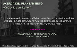 la planificacion territorial en la argentina y en el mundo | PDF