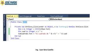 01 clases y objetos, POO Visual Basic .NET