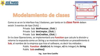 01 clases y objetos, POO Visual Basic .NET