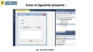 01 clases y objetos, POO Visual Basic .NET
