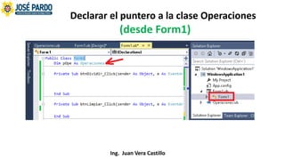 01 clases y objetos, POO Visual Basic .NET