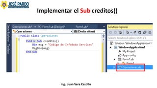 01 clases y objetos, POO Visual Basic .NET