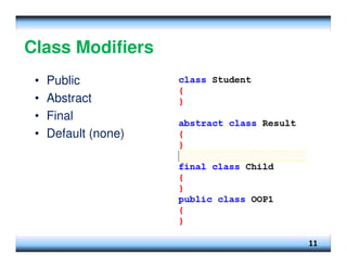 01-class-and-objects java code in the .pdf