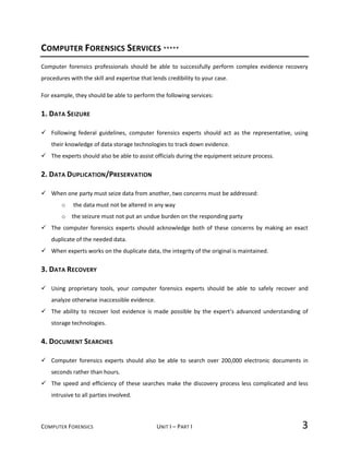 01 Computer Forensics Fundamentals - Notes | PDF | IT and Internet ...