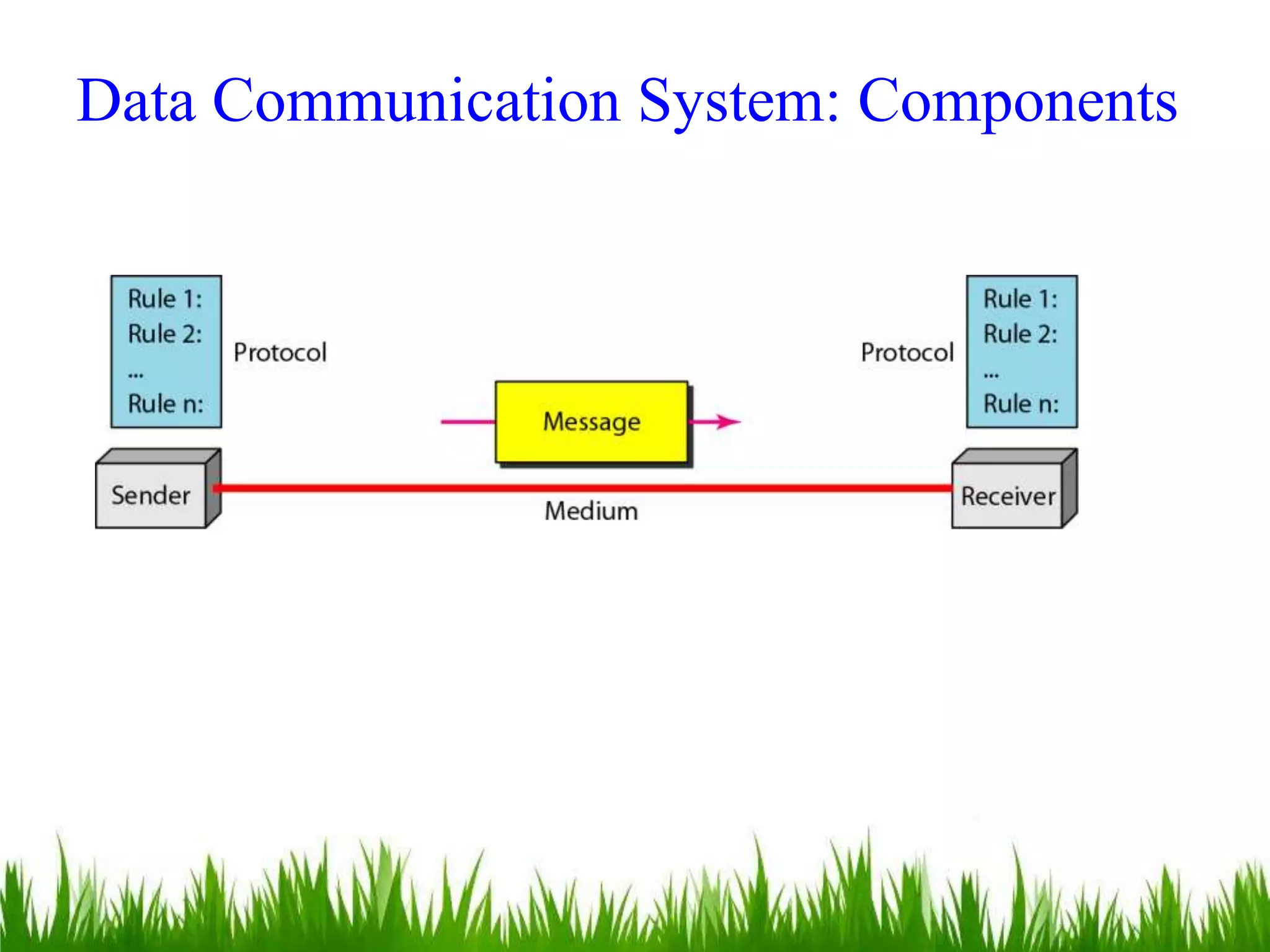 Data Communication System: Components
 